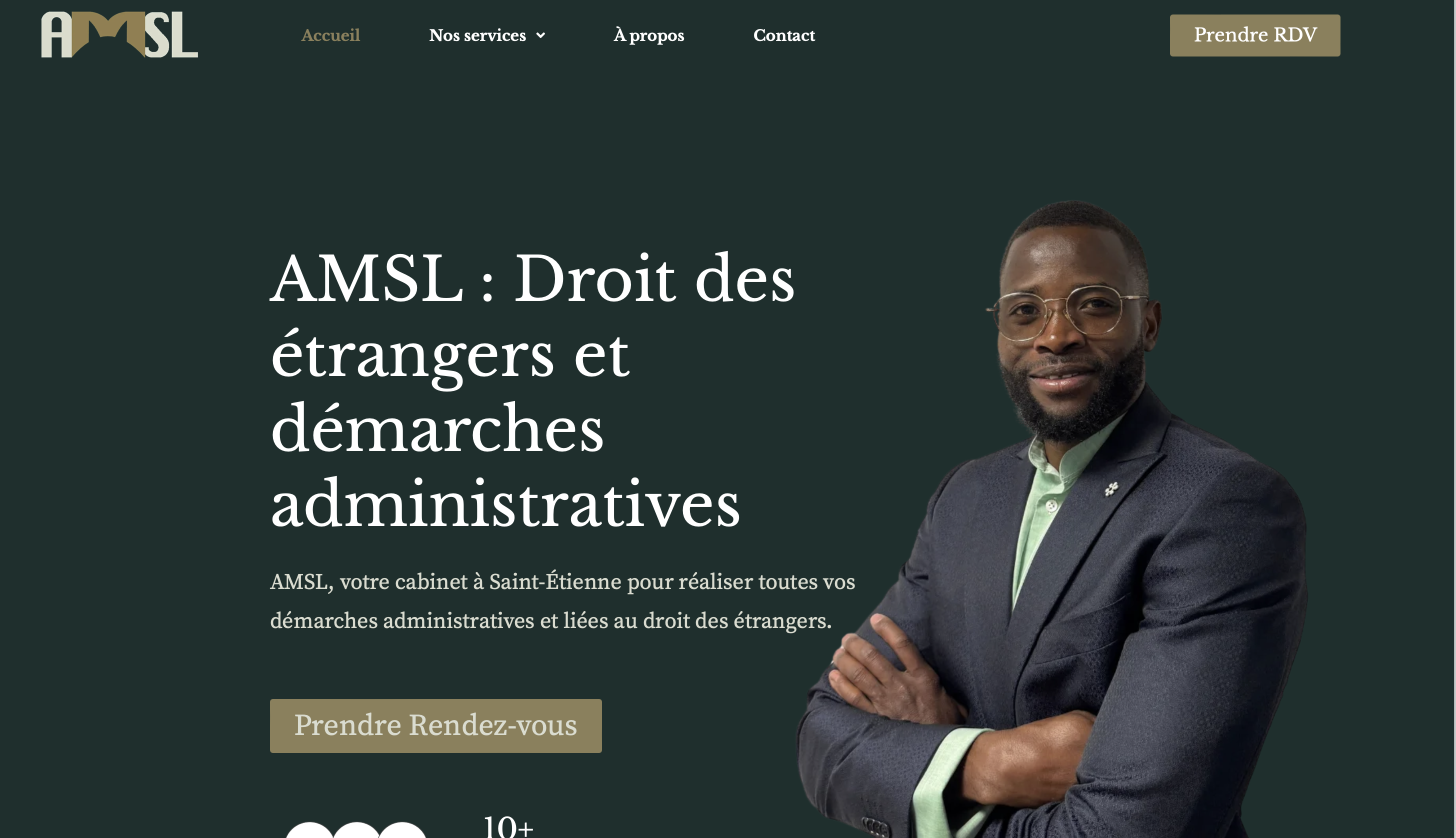 Lire la suite à propos de l’article Création site vitrine + identité visuelle pour AMSL